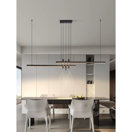Suspension Linéaire LED Moderne en Fer - Lustre Design