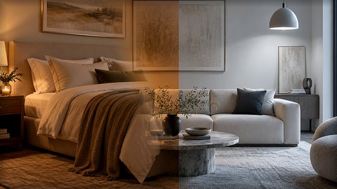 Créer plusieurs ambiances lumineuses dans un même salon