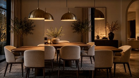 Lustre moderne dans un intérieur ancien : réussir le contraste