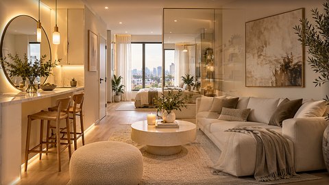 Lampadaire pour petit appartement : privilégier la polyvalence