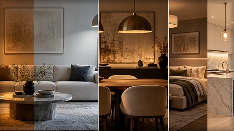 Éclairage circulaire : anneaux et halos dans le design contemporain