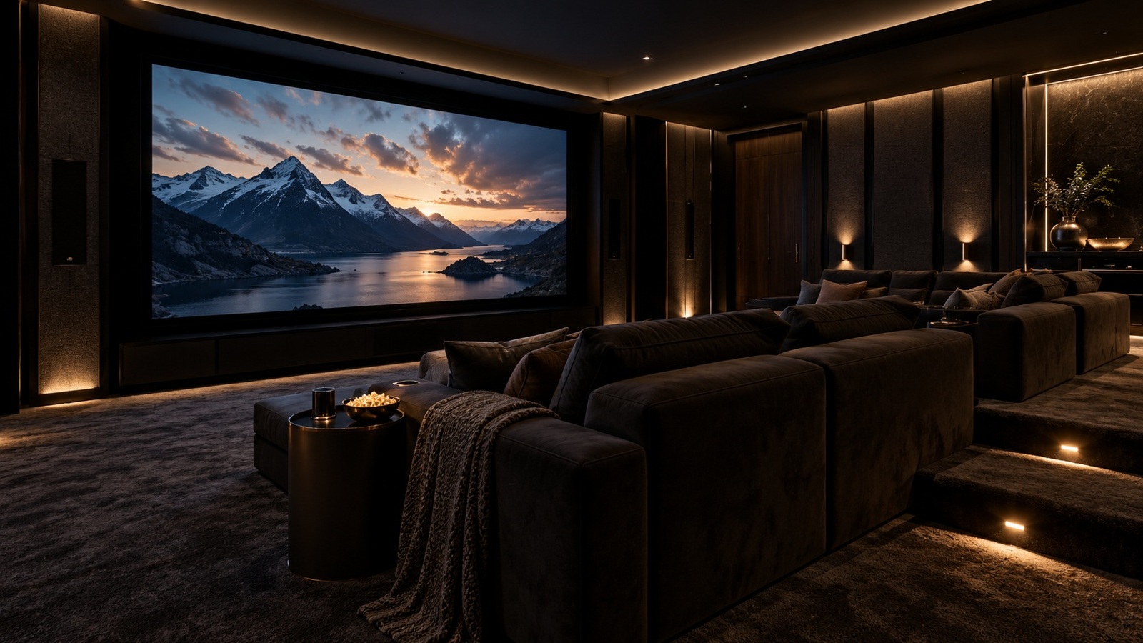 Éclairage d’un home cinéma : circuler sans créer de reflets sur l’écran