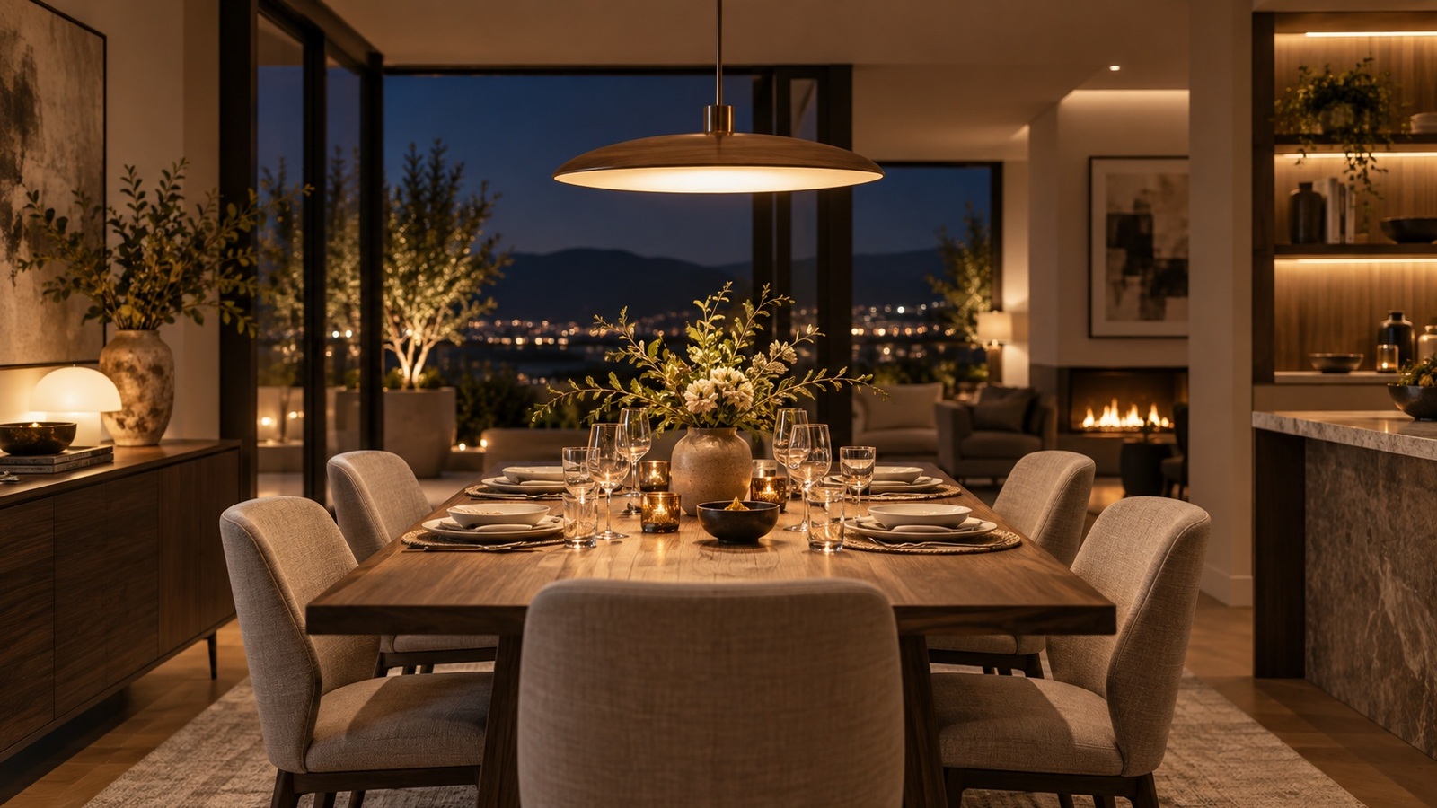Lighting a dining table without glare: a comfort-first method