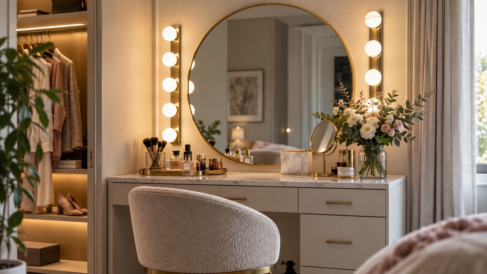 How to light a vanity area so skin tones stay natural