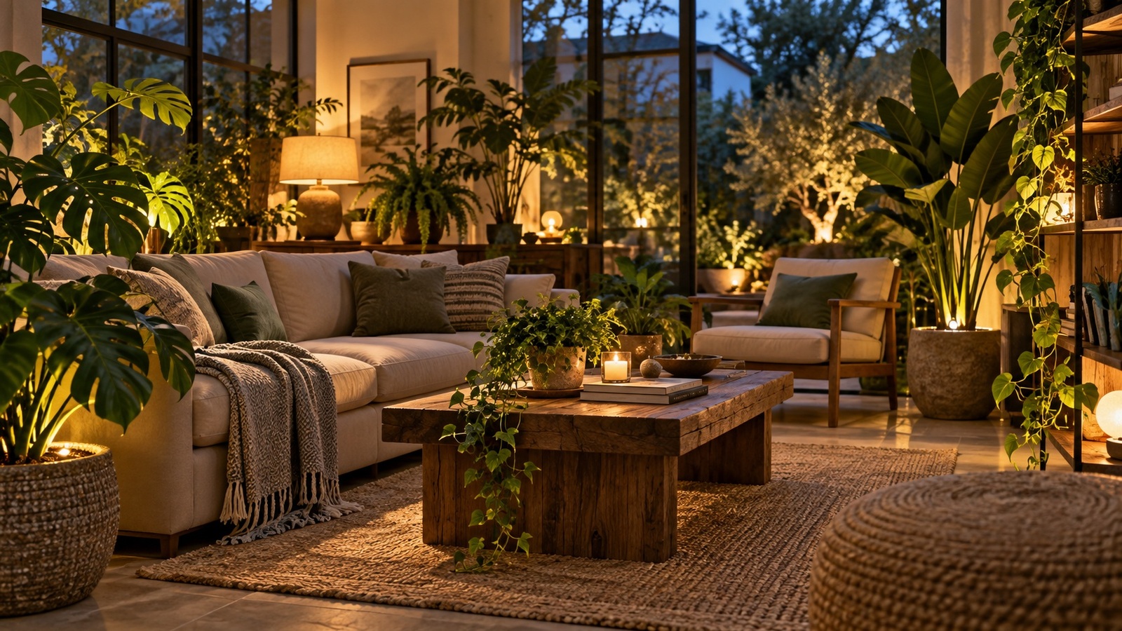 Lighting indoor plants without turning the room into a display case