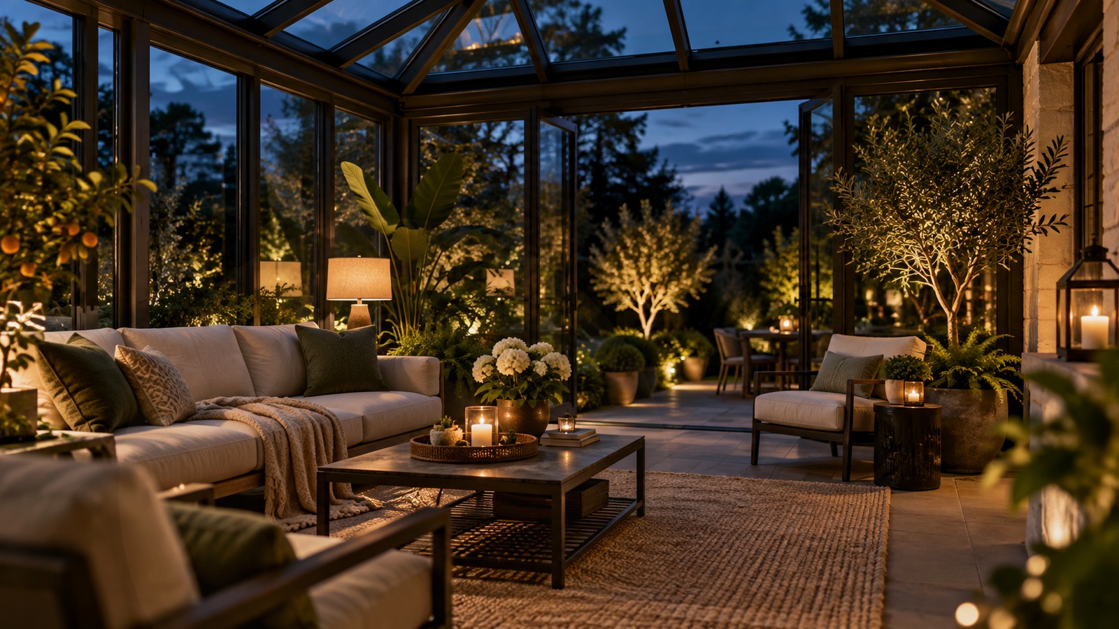 Ceiling light and ceiling colour: how contrast changes perceived size