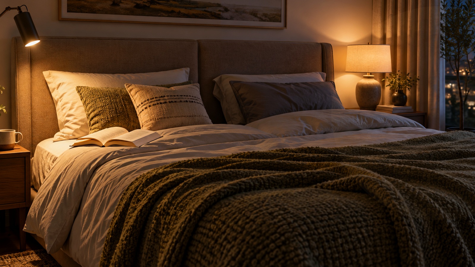 Wall lights above a sofa: balance height with seated sightlines