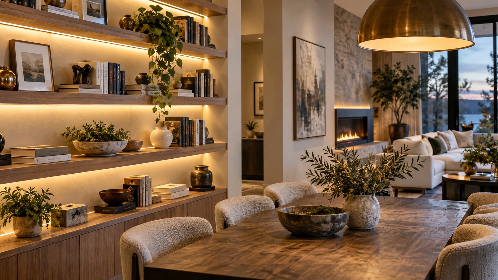 Wall lights in a kitchen: add vertical light where ceilings cannot