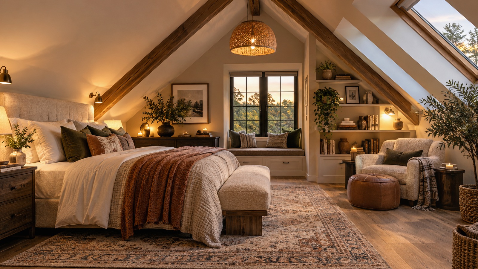 Linen lampshades: texture, diffusion and colour temperature