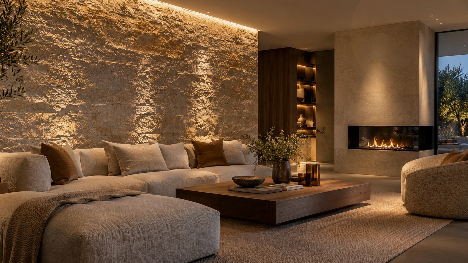 Softening an industrial loft with layered lighting