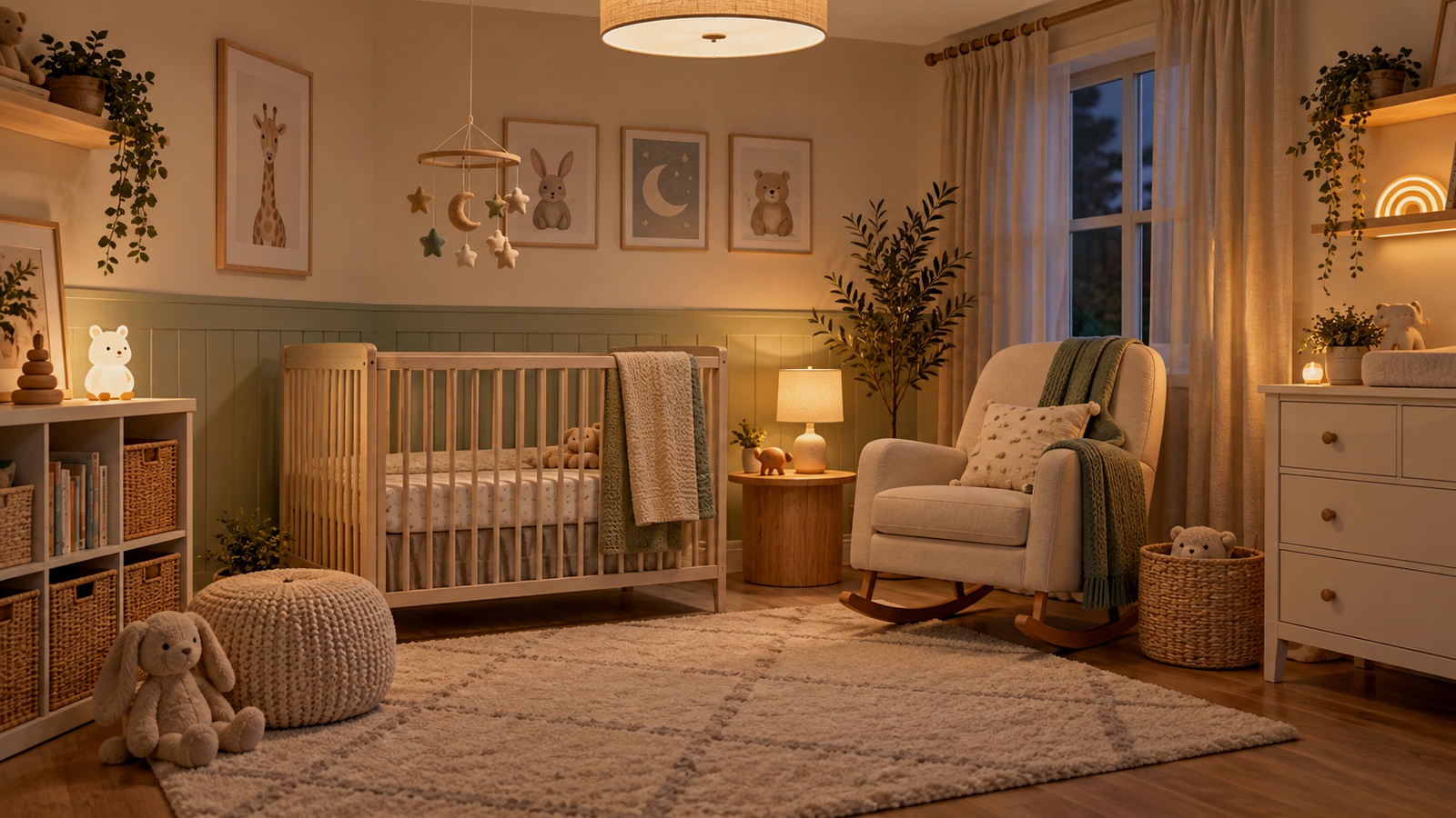 Attic bedroom inspiration: use low and vertical light together
