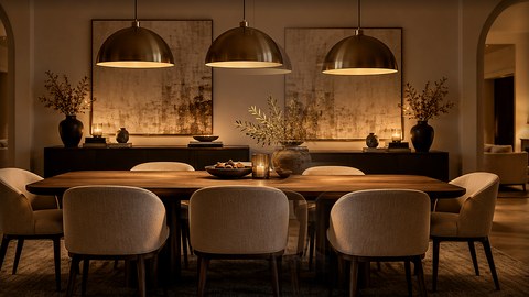 Choosing a Pendant for a Small Dining Room